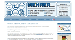 Desktop Screenshot of mehrergmbh.de